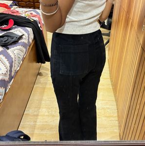 Black Flared Jeans