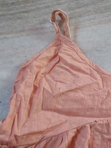 Dusty Pink Cute Crop Top