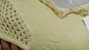 Fancy Knitted Top For Girls