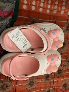 Cute Pink Bow Clogs