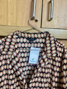 Patterned Shirt Dress
