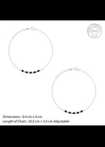 GIVA 925 Silver Anklet(1 Unit)