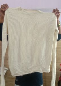 Off white winter top