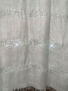 Grey &amp; Silver Sequinned Stole