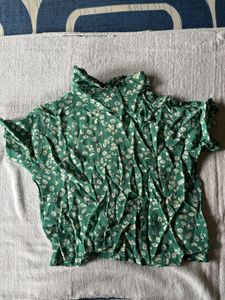 Vero Moda Green Boxy I Shirt