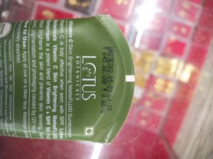 Lotus Botanicals Sunscreen