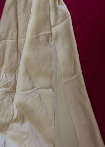 H&amp;M Butter Yellow Silk Dress