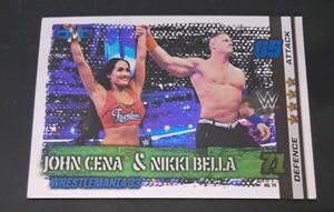 John Cena & Nikki Bella Wrestlemania 33 Card