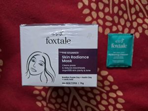 Foxtale De-Tan Skin Mask and Cleanser Sachet