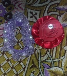 Cute Rubber Band And Hair Clip