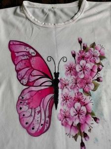 Butterfly Printed Tshirt.