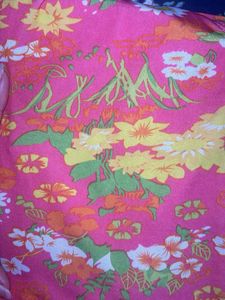 Girls Pink Floral Swimsuit