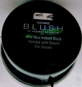 Blush Instant Organic 100% Natural Black Hair Color/Serum