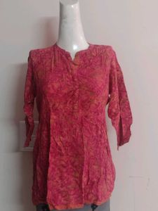 Stylish Pink Tunic Top