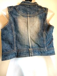Denim Vest Size Small