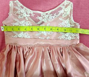 Pink Lace Party Long Gown Ideal 5yrs Girls