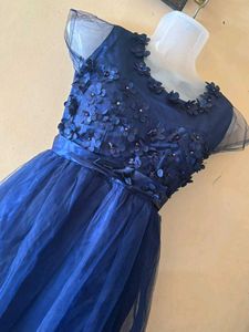 Blue Party Dress
