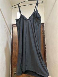 Black Camisole Slip Dress