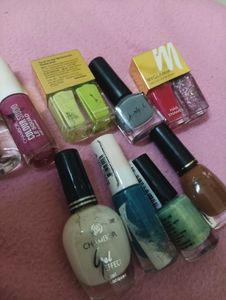 Multicolored Nailpains Of Various Brands🌻🎀