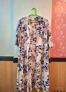 Korean Floral Gown
