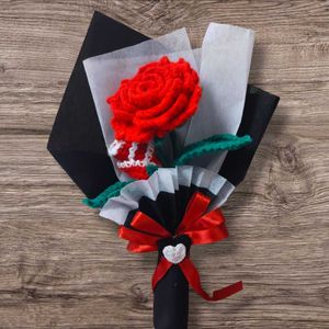 Crochet Single Rose Bouquet 💐💝