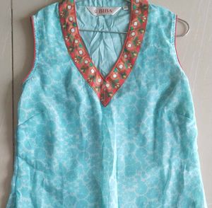 Biba Embroidered Top
