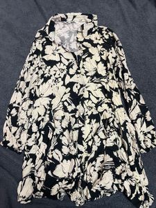 Floral Print Dress.🩶