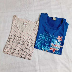 Blue White Tops
