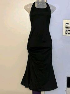 Pinterest yk2 Elegant Black Halter Dress