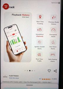 GPS TRACKER WITH AIRTEL SIM WORKING CONDITION