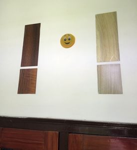 Wooden board wall decor, Pack Of 2 Sets