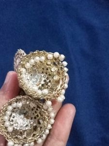 Silver Jhumka Earrings
