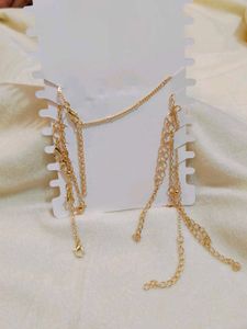 Golden Charm Bracelet Set