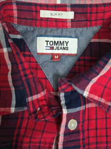 Tommy Hilfiger Red Plaid Flannel