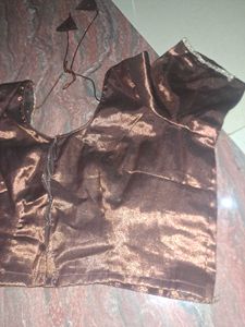 Brown Saree Blouse