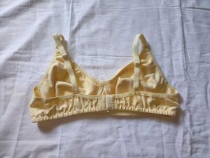 Cream Colour Cotton Sexy Bra