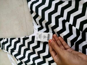 Chic Chevron Print Dress