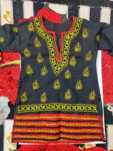 Chikinkari Kurta For Girls