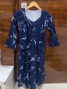 Blue Jacket One Piece Dress Women/girls