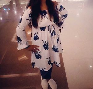 Floral Off-Shoulder Dress