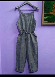 Fabulous Grey Jumpsuit For Girls And Women&#39;s