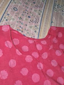 Red Polka Dot Kurta