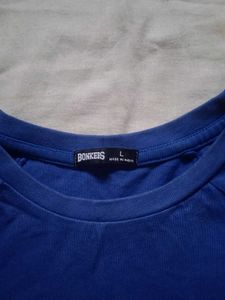 Bonker Blue Baby Tee