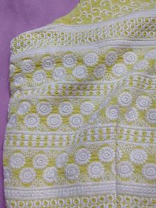 Chikankari Blouse With Moti Work