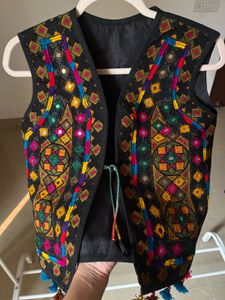 BOHEMIAN ETHNIC MIRROR WORK WAISTCOAT
