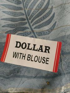 Elegant Blue Patterned Saree