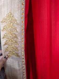 Karwachauth 🌚🌛✨ special Red Saree