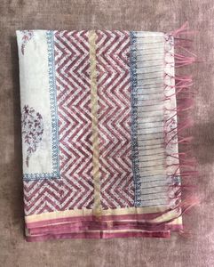 Printed Chanderi Cotton Suit Set