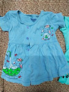 Baby Frocks And Rocker Chair