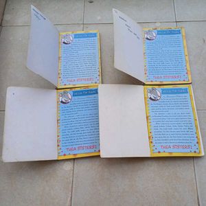 Set of 4 Thick Thea Stilton Books